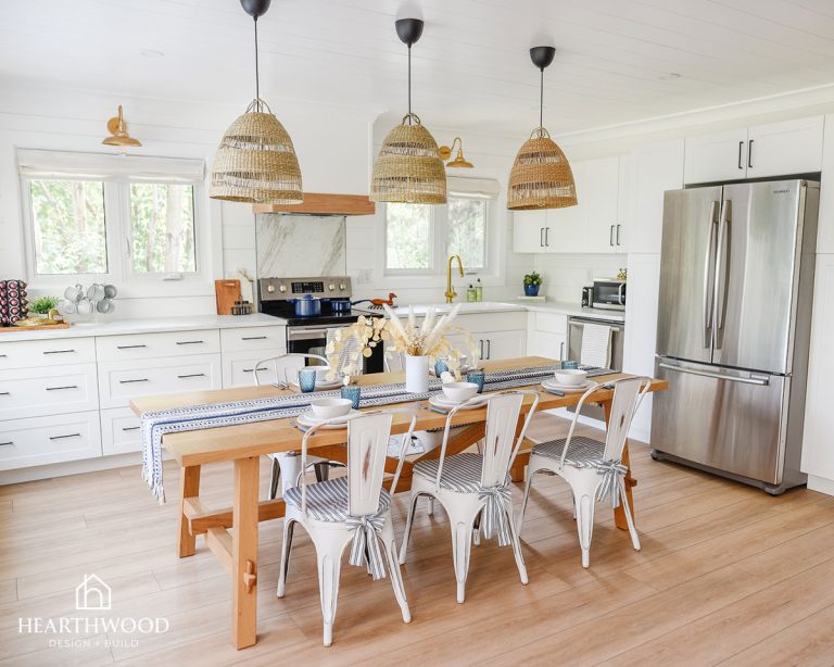 Project: Modern Coastal Kitchen Transformation at the Lake