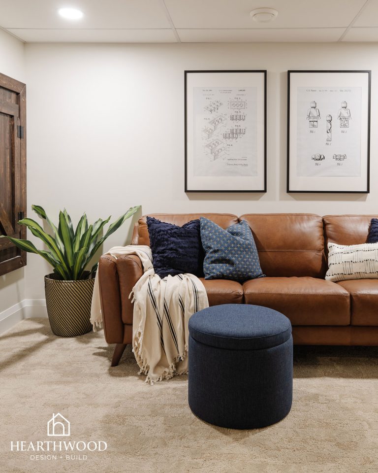 Project: A Cozy, Modern Basement Transformation