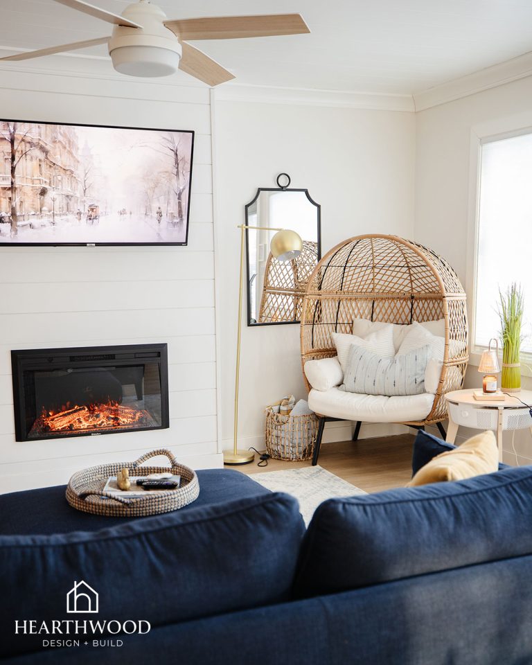 Project: Lake House Living Room Renovation in Spring Lake