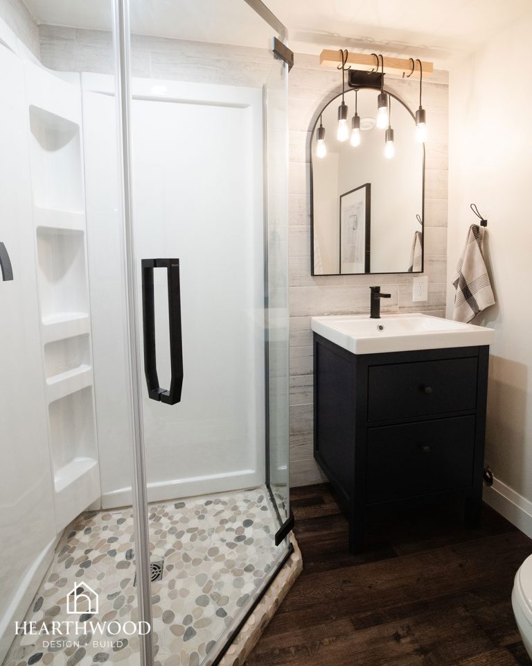 Project: Modern Rustic Industrial Bathroom Renovation in Parkland County