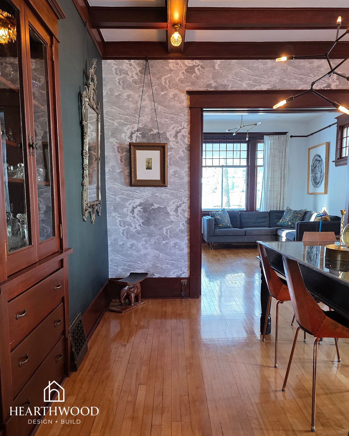 Solid hardwood flooring in a character home